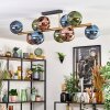 Koyoto Plafoniera, Lampada a sfera Oro, Nero, 10-Luci