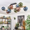 Koyoto Plafoniera, Lampada a sfera Oro, Nero, 10-Luci