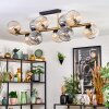 Koyoto Plafoniera, Lampada a sfera Oro, Nero, 10-Luci