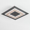 Lidor Plafoniera LED Nero, 1-Luce