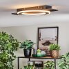 Lidor Plafoniera LED Nero, 1-Luce