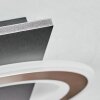 Lidor Plafoniera LED Nero, 1-Luce