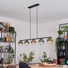 Gastor Lampadario a sospensione, Lampada a sfera, Lampada a sospensione Blu, Verde, Chiaro, Ramato, 5-Luci