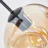 Ripoll Lampadario a sospensione, Lampada a sfera, Lampada a sospensione Ambrato, Grigio fumo, 8-Luci