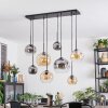 Ripoll Lampadario a sospensione, Lampada a sfera, Lampada a sospensione Ambrato, Chiaro, Grigio fumo, 8-Luci