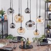 Ripoll Lampadario a sospensione, Lampada a sfera, Lampada a sospensione Ambrato, Chiaro, Grigio fumo, 8-Luci