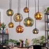 Ripoll Lampadario a sospensione, Lampada a sfera, Lampada a sospensione Blu, Oro, Verde, Ramato, 8-Luci