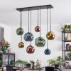 Ripoll Lampadario a sospensione, Lampada a sfera, Lampada a sospensione Blu, Oro, Verde, Ramato, 8-Luci