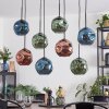 Ripoll Lampadario a sospensione, Lampada a sfera, Lampada a sospensione Blu, Verde, Ramato, 8-Luci