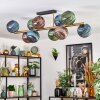 Koyoto Plafoniera, Lampada a sfera Oro, Nero, 10-Luci