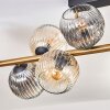 Ripoll Plafoniera, Lampada a sfera Oro, Nero, 10-Luci