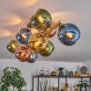 Koyoto Plafoniera, Lampada a sfera Oro, Nero, 10-Luci