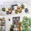 Koyoto Plafoniera, Lampada a sfera Oro, Nero, 10-Luci