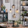 Ripoll Lampadario a sospensione, Lampada a sfera, Lampada a sospensione Ambrato, Chiaro, Grigio fumo, 4-Luci