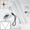 Naofe Lampione multibraccia, Illuminazione viale Bianco, 1-Luce