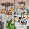 Ripoll Plafoniera, Lampada a sfera Ambrato, Chiaro, Grigio fumo, 5-Luci
