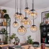 Gastor Lampadario a sospensione, Lampada a sfera, Lampada a sospensione Ambrato, Chiaro, 8-Luci