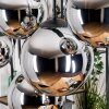 Gastor Lampadario a sospensione, Lampada a sfera, Lampada a sospensione Cromo, Grigio fumo, 8-Luci