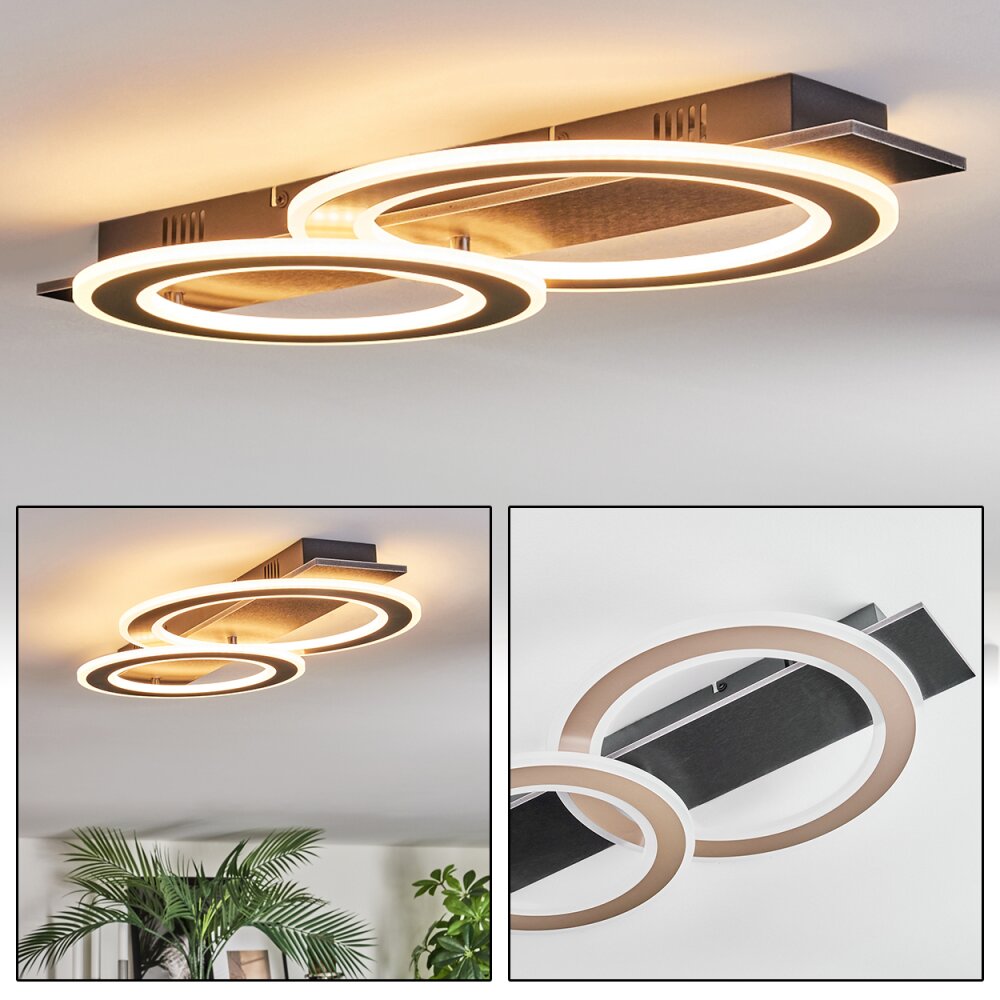 Lidor Plafoniera LED Nero, 1-Luce main product photo