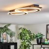 Lidor Plafoniera LED Nero, 1-Luce