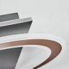 Lidor Plafoniera LED Nero, 1-Luce