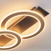 Lidor Plafoniera LED Nero, 1-Luce