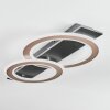 Lidor Plafoniera LED Nero, 1-Luce