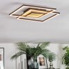 Manor Plafoniera LED Nero, 1-Luce, Telecomando