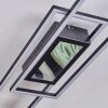 Manor Plafoniera LED Nero, 1-Luce, Telecomando