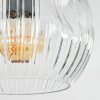 Ripoll Plafoniera, Lampada a sfera Ambrato, Chiaro, Grigio fumo, 5-Luci