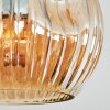 Ripoll Plafoniera, Lampada a sfera Ambrato, Chiaro, Grigio fumo, 5-Luci