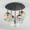 Ripoll Plafoniera, Lampada a sfera Ambrato, Chiaro, Grigio fumo, 5-Luci