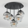Ripoll Plafoniera, Lampada a sfera Chiaro, Grigio fumo, 5-Luci