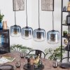 Lauden Lampadario a sospensione, Lampada a sospensione Blu, Chiaro, 4-Luci