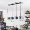 Lauden Lampadario a sospensione, Lampada a sospensione Blu, Chiaro, 4-Luci