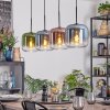 Lauden Lampadario a sospensione, Lampada a sospensione Blu, Verde, Chiaro, Ramato, 4-Luci