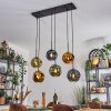 Ripoll Lampadario a sospensione, Lampada a sfera, Lampada a sospensione Blu, Oro, Verde, 6-Luci