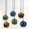 Ripoll Lampadario a sospensione, Lampada a sfera, Lampada a sospensione Blu, Oro, Verde, 6-Luci