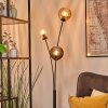 Koyoto Lampada a sfera, Lampada da terra Ambrato, Chiaro, Grigio fumo, 3-Luci