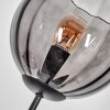 Koyoto Lampada a sfera, Lampada da terra Ambrato, Chiaro, Grigio fumo, 3-Luci