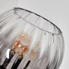 Koyoto Lampada a sfera, Lampada da terra Ambrato, Chiaro, Grigio fumo, 5-Luci