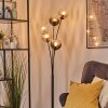 Koyoto Lampada a sfera, Lampada da terra Ambrato, Chiaro, Grigio fumo, 5-Luci