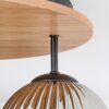 Ripoll Plafoniera, Lampada a sfera Écru, Nero, 3-Luci