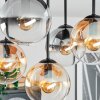 Gastor Plafoniera, Lampada a sfera Ambrato, Chiaro, Grigio fumo, 5-Luci