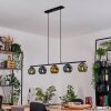 Ripoll Lampadario a sospensione, Lampada a sfera, Lampada a sospensione Blu, Oro, Verde, 5-Luci