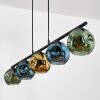 Ripoll Lampadario a sospensione, Lampada a sfera, Lampada a sospensione Blu, Oro, Verde, 5-Luci
