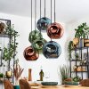 Ripoll Lampadario a sospensione, Lampada a sfera, Lampada a sospensione Blu, Verde, Ramato, 6-Luci