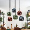 Ripoll Lampadario a sospensione, Lampada a sfera, Lampada a sospensione Blu, Verde, Ramato, 6-Luci