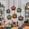 Ripoll Lampadario a sospensione, Lampada a sfera, Lampada a sospensione Blu, Oro, Verde, Ramato, 6-Luci