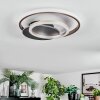 Lynor Plafoniera LED Antracite, Nero, 1-Luce